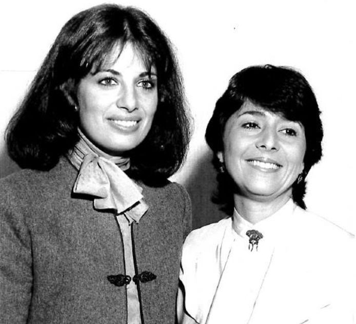 Speier met senator Barbara Boxer op een oude foto uit 1982.