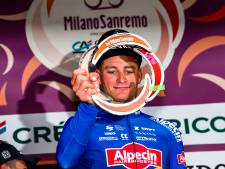 ‘Grande’ Mathieu van der Poel wint San Remo op mooist denkbare manier: ‘Dat doen er niet veel’