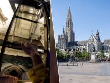 Adembenemende beelden tonen hoe waaghals Antwerpse kathedraal beklimt met gevaar voor eigen leven
