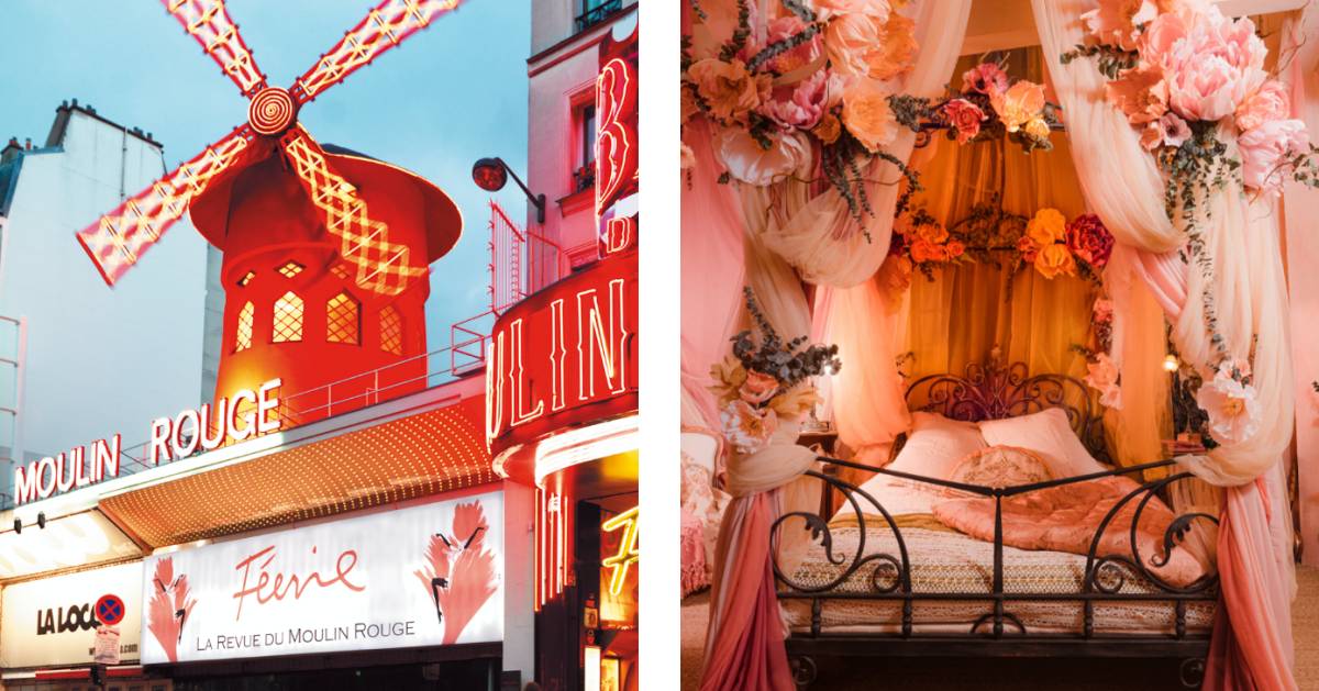 Stunt by Moulin Rouge: 3 coppie possono dormire in una camera romantica in un mulino a vento per € 1 |  Instagram HLN