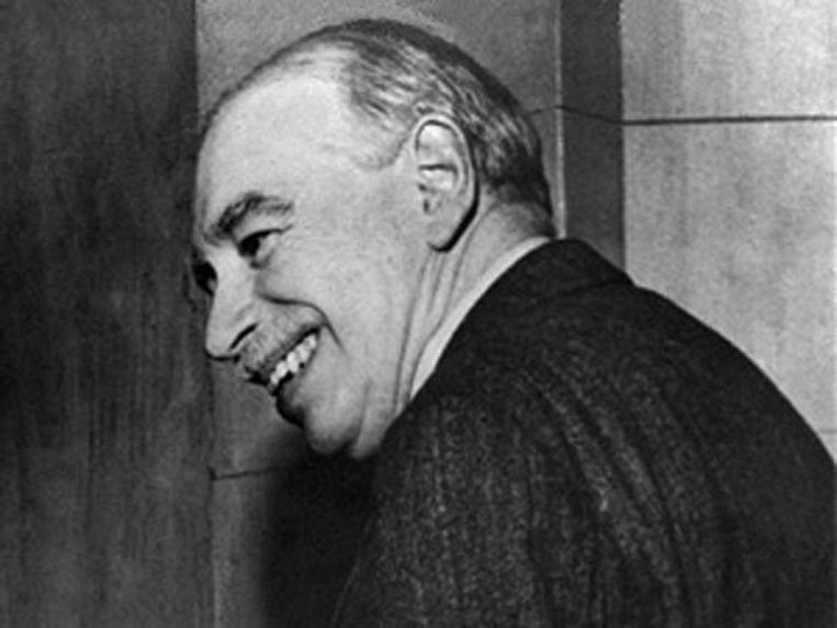 John Maynard Keynes. Beeld Wikimedia Commons