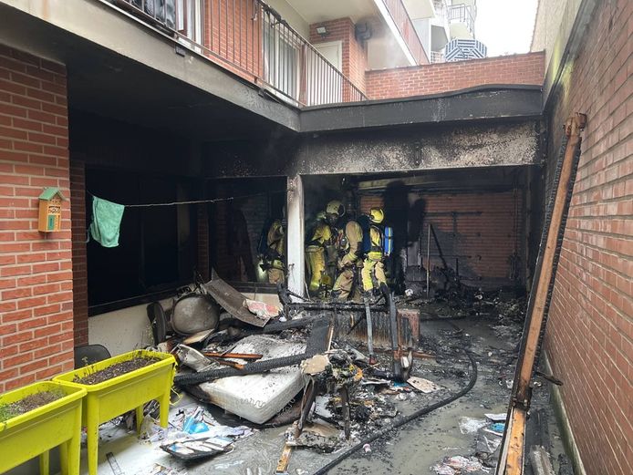 Brand in conciërgewoning