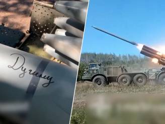 Russen schrijven boodschappen op raketten: "Voor Daria, we zullen je wreken"