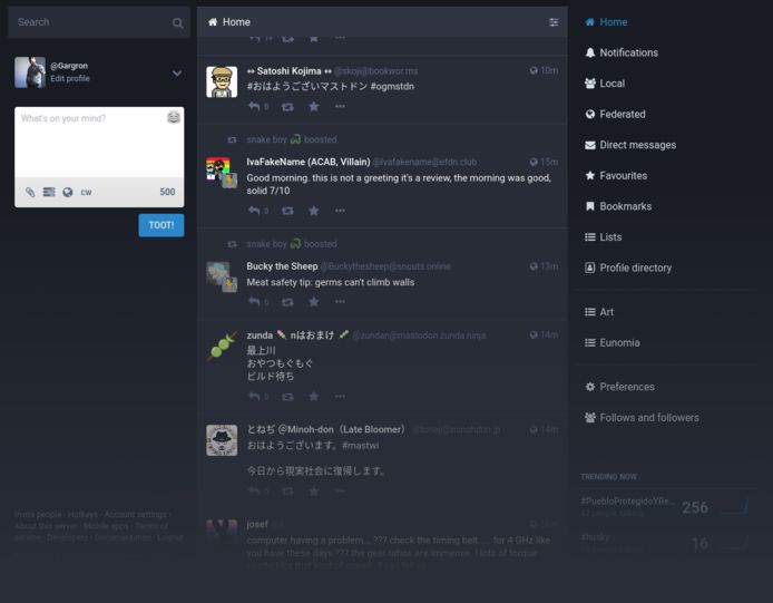 Mastodon è un'alternativa a Twitter.