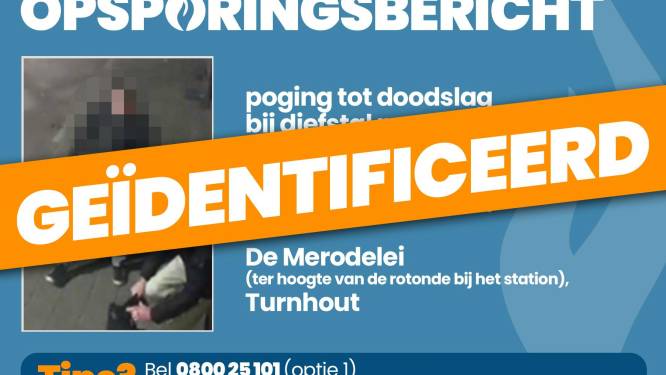 Politie verspreidt beelden van brutale straatroof in Turnhout: “Wanneer slachtoffer recht kruipt, krijgt hij opnieuw slaag”