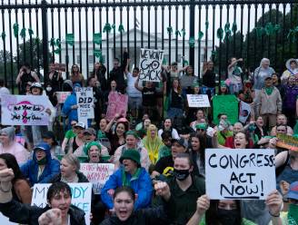 Duizenden betogers houden sit-in aan Witte Huis om recht op abortus