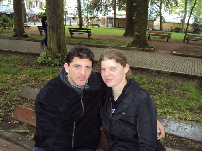 Veerle Goyens (31) en haar vriend Benjamin Houben (30).