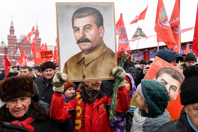 De meerderheid van de ondervraagde Russen laat zich positief uit over Sovjetleider Jozef Stalin.