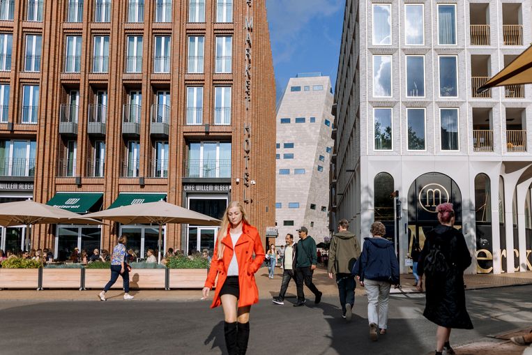 Oostwand met een doorkijkje naar het Forum. Beeld Marleen Annema
