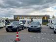 De gestolen caravans werden gepakt op de A1 in Twente