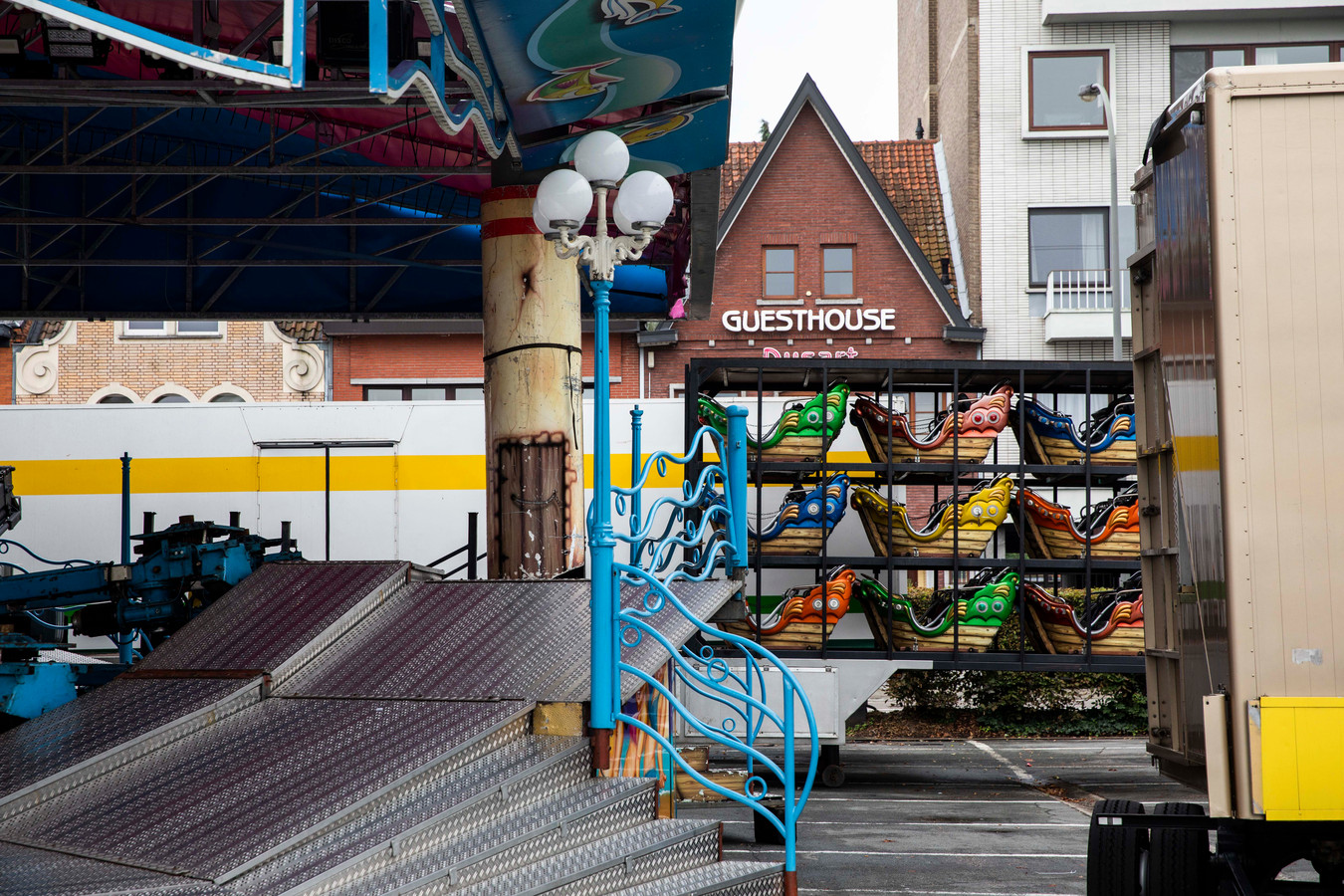IN BEELD. Hasselt Kermis krijgt stilaan vorm op Kolonel Dusartplein