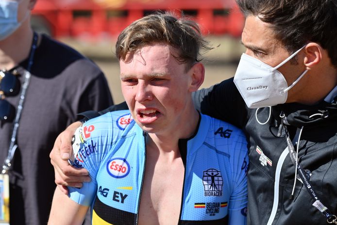 Bondscoach Sven Vanthourenhout probeerde Aaron Dockx na zijn tweede plaats op het WK meteen op te beuren.