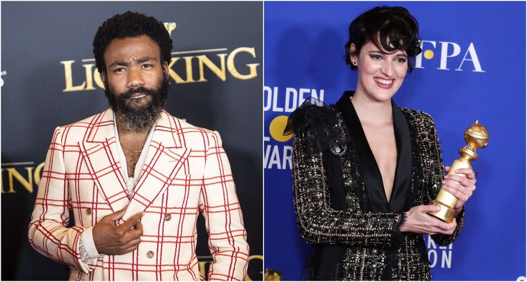 Donald Glover - Phoebe Waller-Bridge. Beeld EPA / Photo news