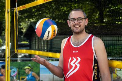 Van de zaal naar het zand is altijd weer even wennen
