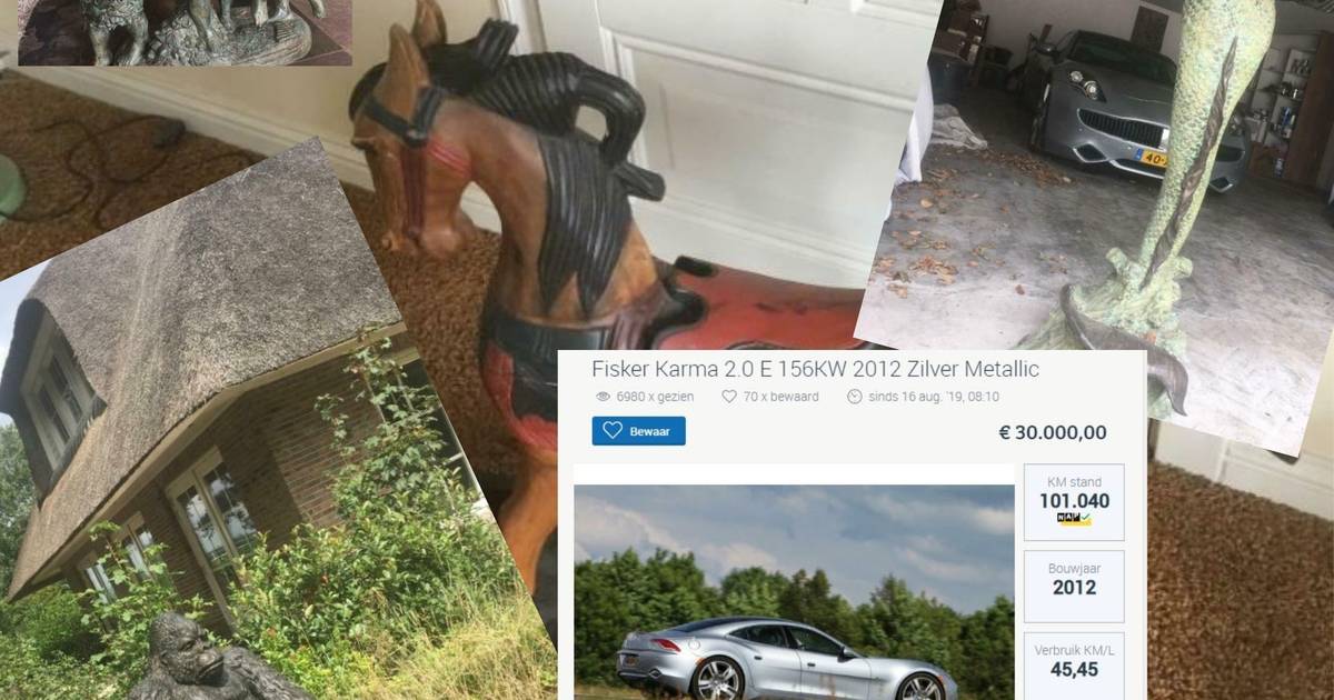 Dream or Donate-oprichter houdt uitverkoop: van sportwagen tot bronzen gorilla