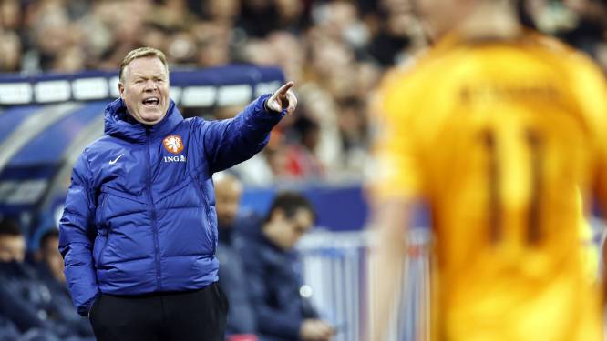 Ronald Koeman wil nu wél intensi­teit en een lading goals zien: ‘Zaterdag­avond was ik pas mijn chagrijn kwijt’