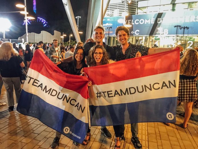 Carlota op het songfestival in Tel Aviv