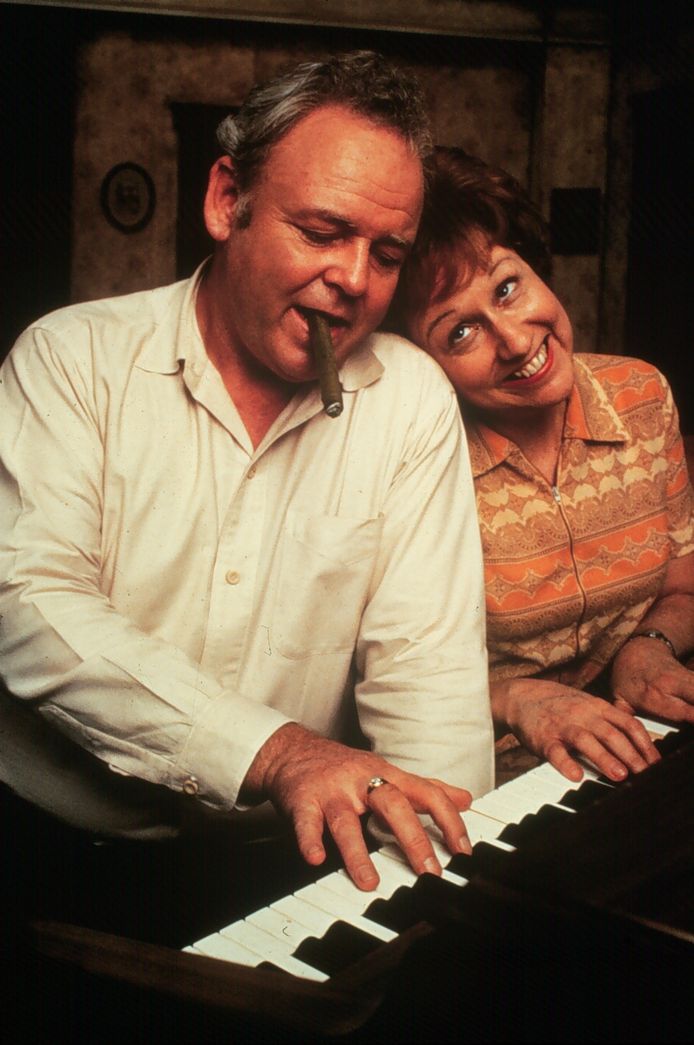 Archie en Edith Bunker uit de legendarische serie ‘All in the family’, die populair schijnt te zijn in de politiek.