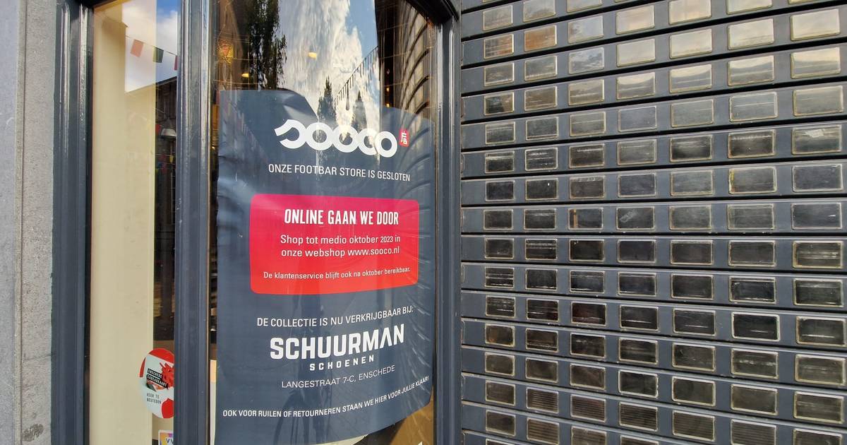 Schoenenwinkel Sooco sluit deuren in Enschede voorgoed ook