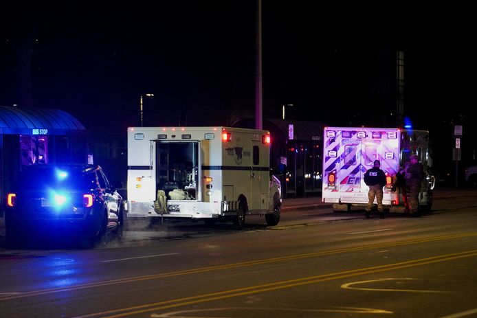 Fusillade sur le campus de l'Université d'État du Michigan, ce lundi 13 février 2023, à East Lansing, dans le Michigan.