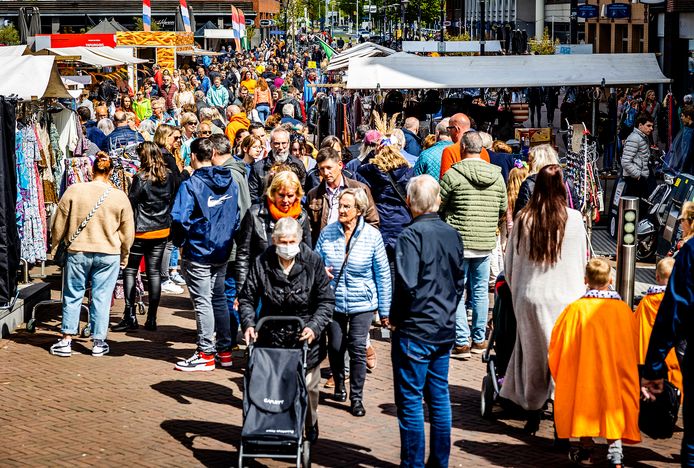 Mensen gingen er fijn op uit, zoals hier in Papendrecht.