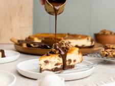 Wat Eten We Vandaag: New York style cheesecake met chocolate chip cookies