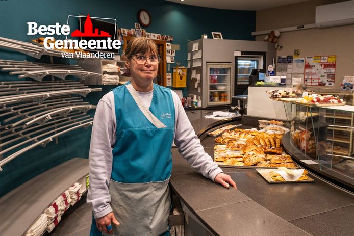 Mieke Verslijpe sluit over een maand haar bakkerij... en gaat in een slagerij verderop werken.