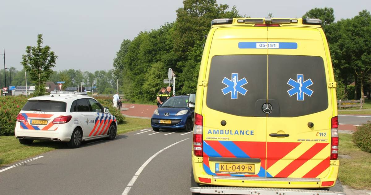 Mountainbiker gewond na aanrijding in Rijssen.