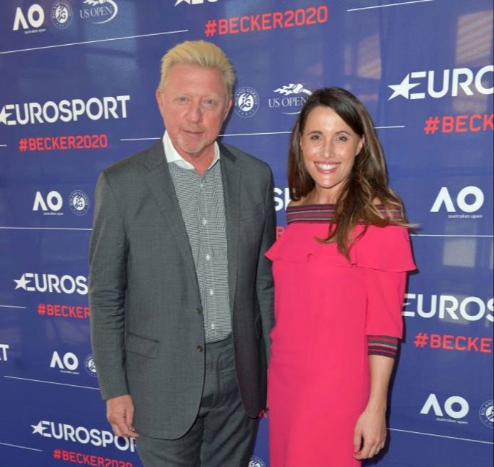 Boris Becker en Birgit Nössing.