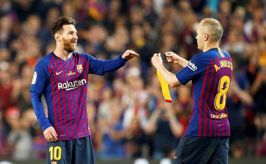 Messi en Iniesta.