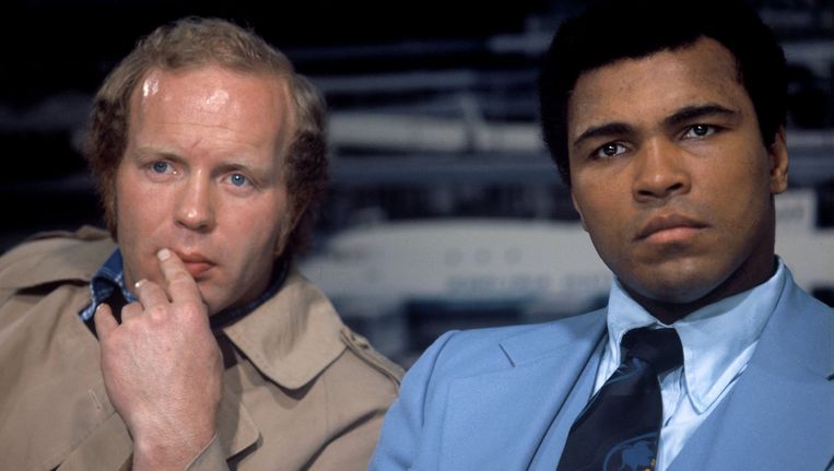 Rudi Lubbers en Muhammad Ali. Beeld anp