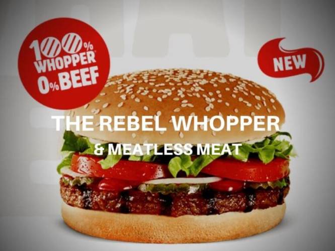 Burger King introduceert vandaag de vegetarische Whopper