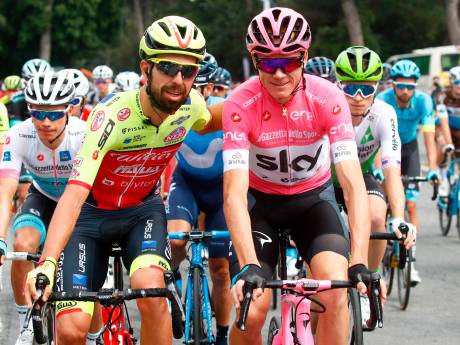 Feest in peloton bij start slotrit