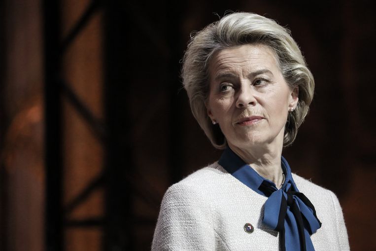 Europees Commissievoorzitter Ursula von der Leyen. Beeld Photo News