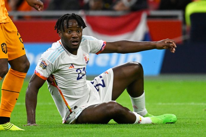 Ook Michy Batshuayi scoorde niet tegen Nederland.