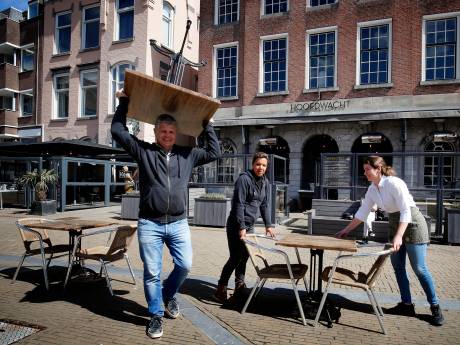 Ein-de-lijk de terrassen weer open, maar ‘heb er alsjeblieft begrip voor als dat colaatje er niet is’