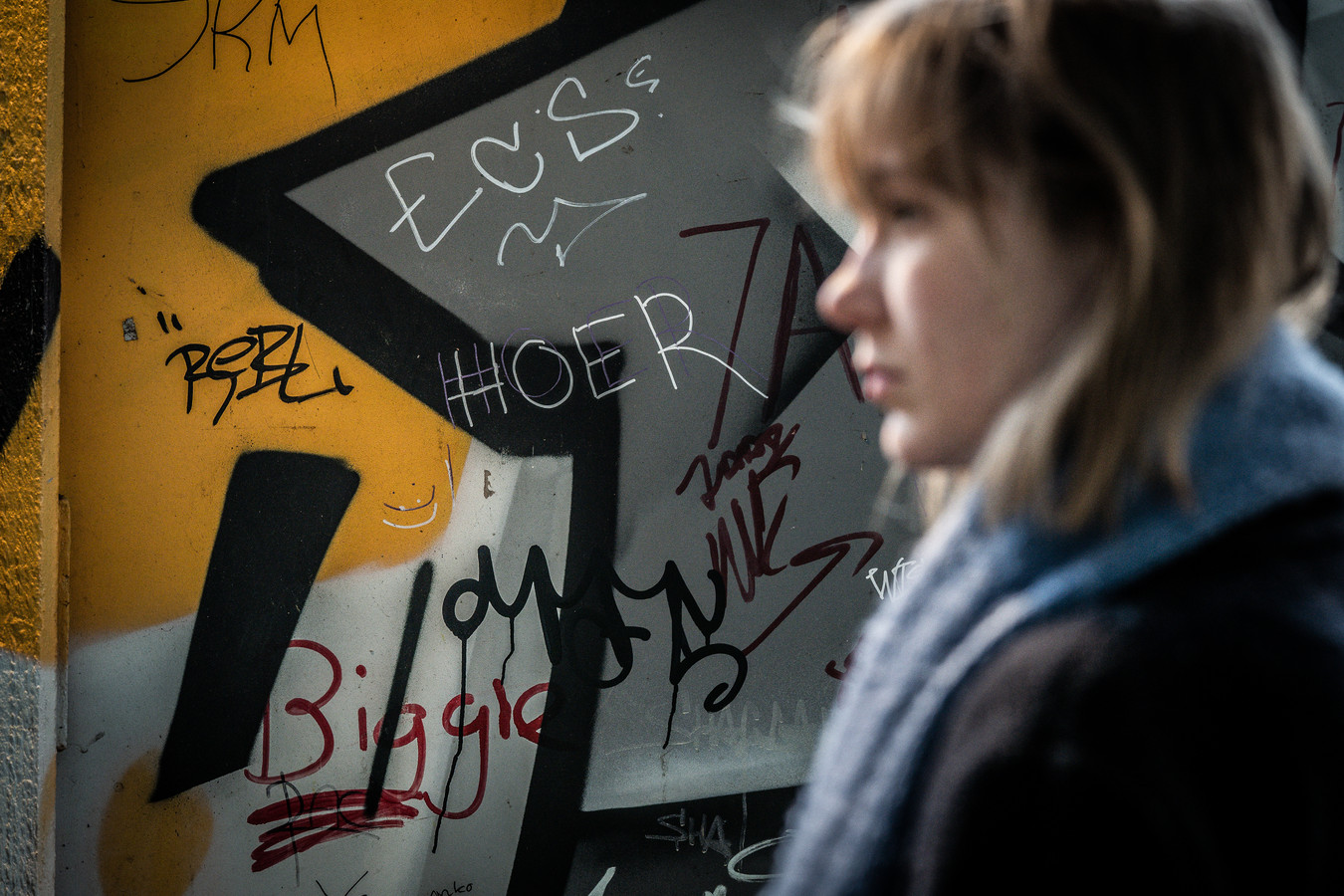 Marlous van Noordwijk, ArtEZ-studente, heeft een kunstproject gemaakt over seksuele straatintimidatie.