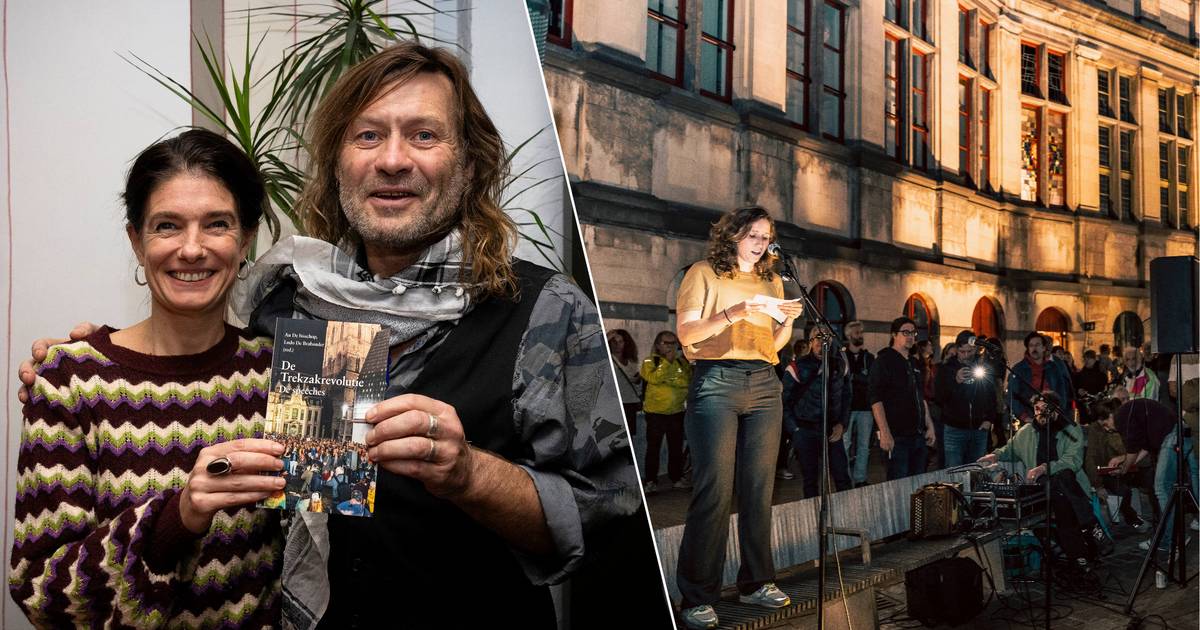 Politieke protesten aan Stadshal nu ook in boek gegoten: “We wilden onze strijd documenteren” | Gent