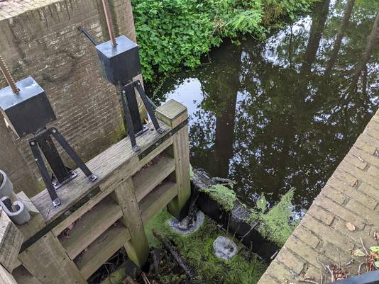 Stuw bij de Kragge