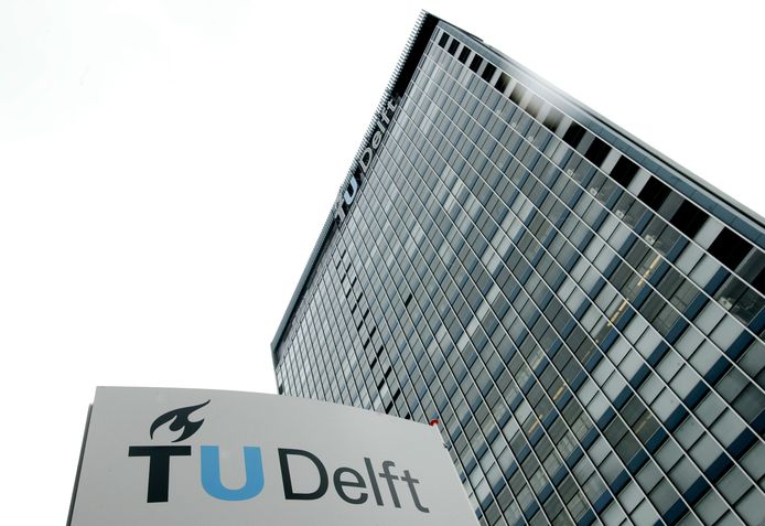 Het gebouw van de TU Delft.