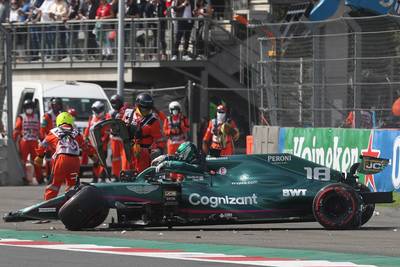 Bottas pakt in Mexico pole voor Hamilton en Verstappen, kwalificaties ontsierd door zware crash van Stroll