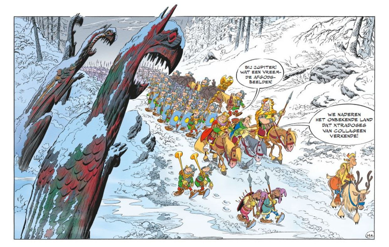 ‘Asterix en de griffioen’ speelt zich af in Rusland. Beeld RV