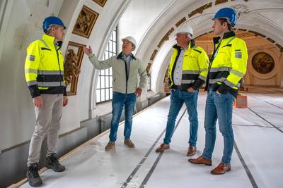 Scheuren verdwijnen uit plafond kapel Saint Louis: 'Ze gebruikten varkenshaar als wapening in het st