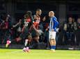 Evan Rottier treurt na de 3-1 van Rajiv van la Parra.
