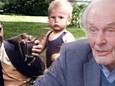 Op de voorgrond Frits Philips junior. Voor een kinderfoto met zijn vader: Frits Philips senior.