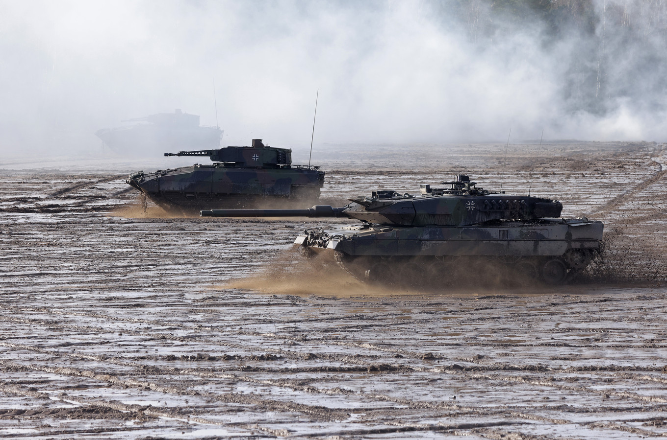 Oekraïne wil moderne tanks om zich beter te kunnen verdedigen tegen de Russen.