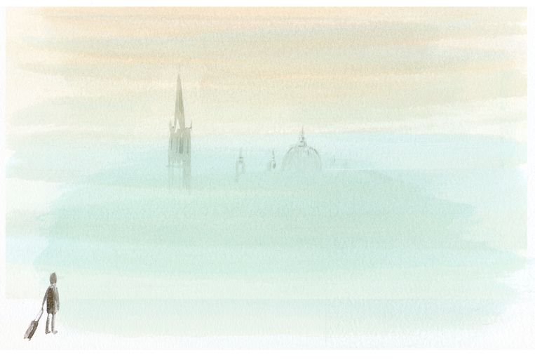 Venetië in de mist. Beeld Claudie De Cleen