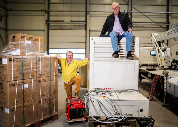 Weldoener Nico de Borst flikt het 'm weer: 86 generatoren naar verwoest ...