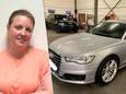 Sofie Soetaert (33) uit Izegem en haar man werden ook het slachtoffer van inbrekers, die gingen er vandoor met hun Audi A6. / De inbrekers gingen er met deze Audi vandoor
