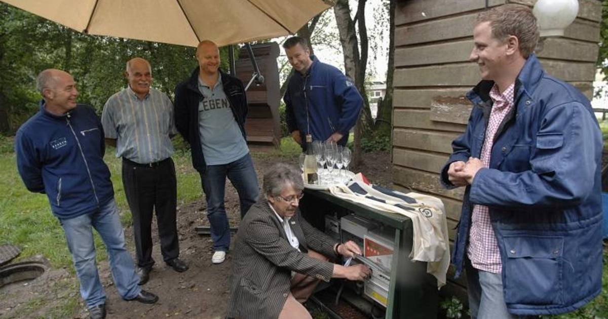 Arken op riool aangesloten